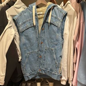 Isabel marant etoile denim sterling oversized vest